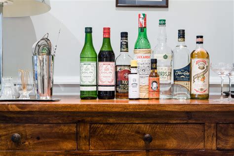 5 bottle bar|home bar bottles list.